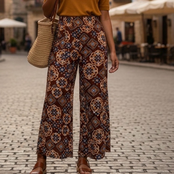 CeCe Pants - CeCe Palazzo Wide-Leg Boho Pants